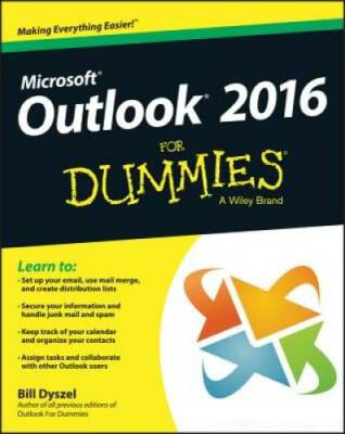 Outlook 2016 For Dummies (Outlook for Dummies) - Paperback - GOOD
