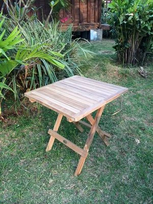Teak massiv Picnic Tisch - Beistelltisch - Bild 1 von 3