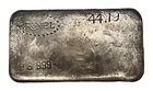(2) Silver Bar Lot 44.19 oz Ronel and K. F. Shonback 14.6 oz 1 Troy pound