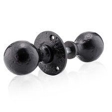 XFORT Antique Black Rim Mortice Knob, Rim Lock Knobs for use with Rim Locks