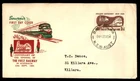 Mayfairstamps Australia FDC 1954 opening of the first railway centenary First Da