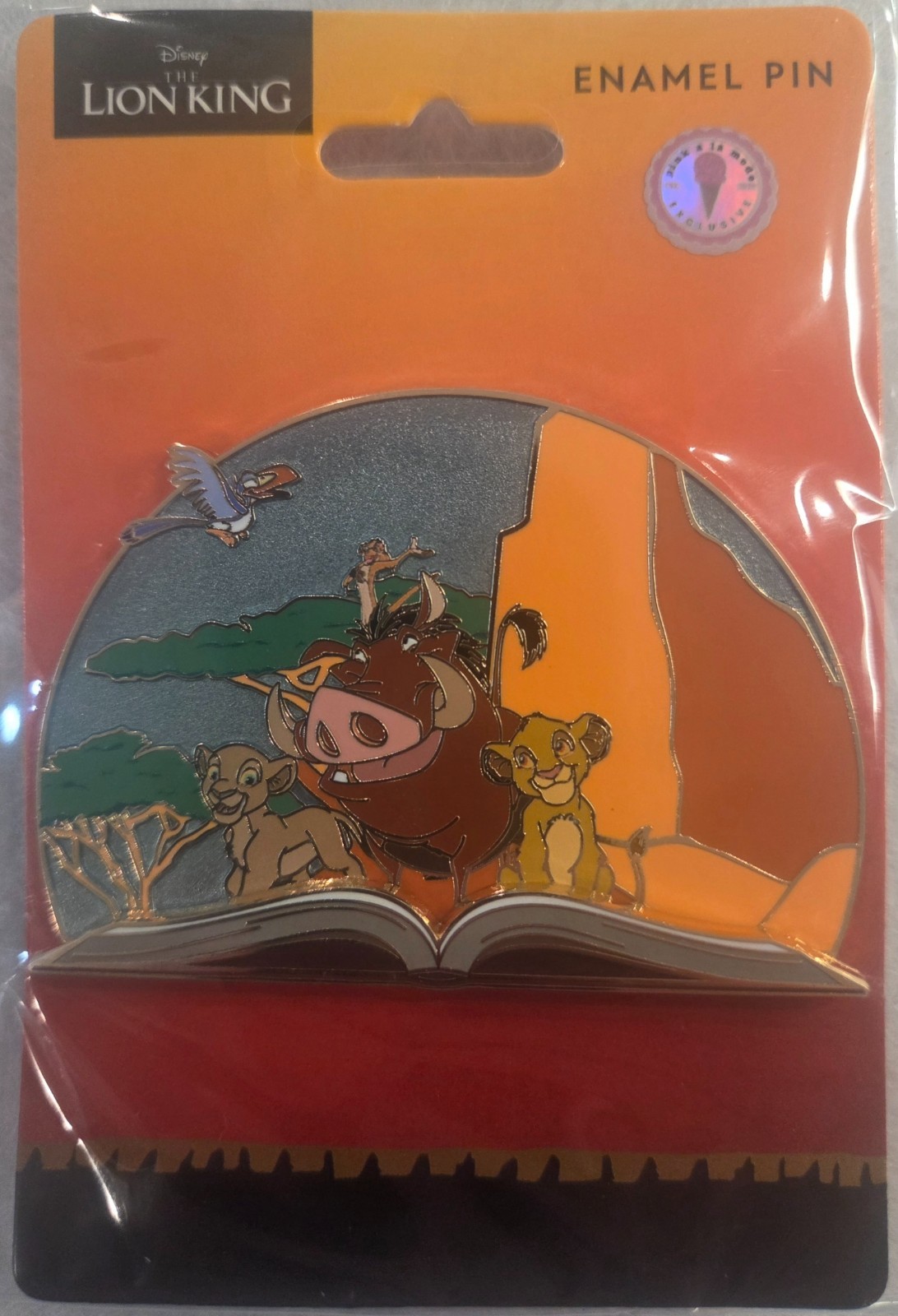 PALM The Lion King Disney Pin Once Upon a Time Storybook LE300 Pink A La Mode