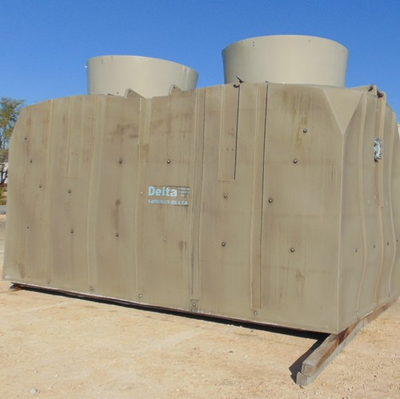 #ad Cooling Tower 18′ 7″ × 8′ 6″ × 15′ 9 1 2″ Industrial HVAC Water Chiller Unit $20400.00