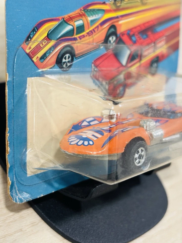 1975 Hot Wheels Flying Colors Twin Mill Unpunched New In BLISTER !! - Image 3 of 4