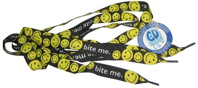 Smile Face Bite Me CD Visionary (2002) Licensed Black & Yellow Shoelaces