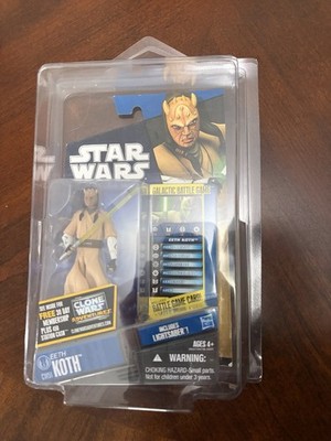 STAR WARS THE CLONE WARS CW51 EETH KOTH with LIGHTSABER  eBC-13