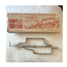 WonderArt No. 3 SO EZ Automatic Hook Rug Needle No. 3 Metal Hook  Handle