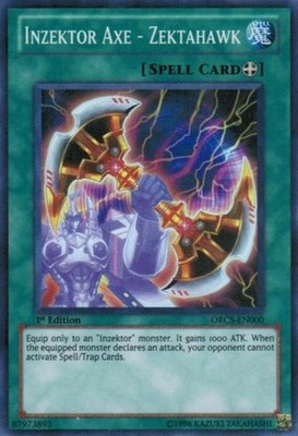 Inzektor Axe - Zektahawk - ORCS-EN000 - Super Rare - Unlimited Edition - Heavily