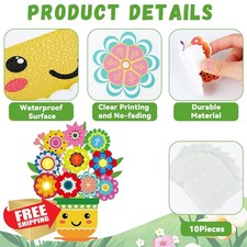 Spring Christian Flower Bulletin Board Decorations Set Religious Easter Bulle...