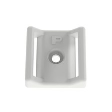 Panduit Tack Tie Mounts, M3 Thread, Natural, Pack of 100, ABMT-S6-C