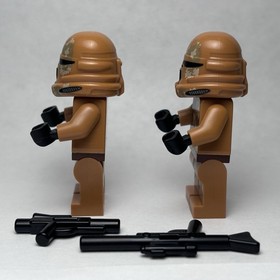 LEGO Star Wars Geonosis Airborne Clone Trooper Minifigure Bundle x2 SW0605 75089