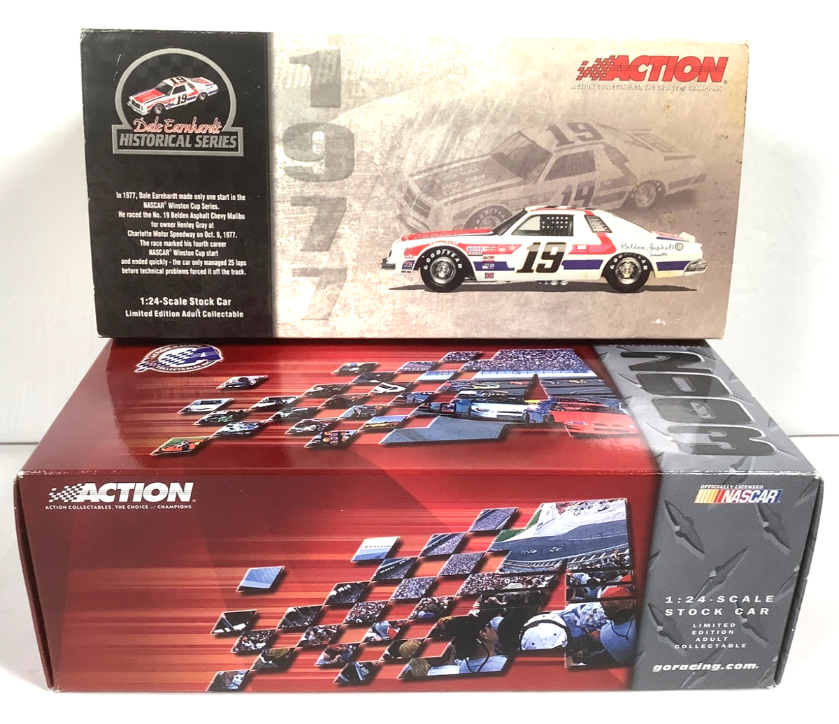 1977 Dale Earnhardt Sr. #19 Belden Asphalt Malibu 1:24 Historical