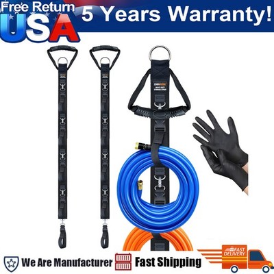 Adjustable Extension Cord Holder Organizer Heavy Duty Garage Strap 150lb 2X NEW