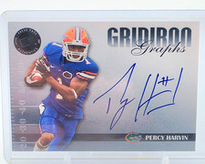 2009 Press Pass SE Gridiron Graphs Black #GGPH Percy Harvin