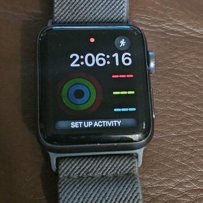 Apple Watch Series 3 16GB Space Gray Aluminium 42MM GPS + Cellular [A1861] 