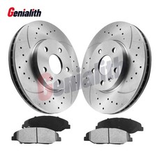 305mm Front Brake Rotors Ceramic Brake Pads for Jeep Compass Renegade Fiat 500X
