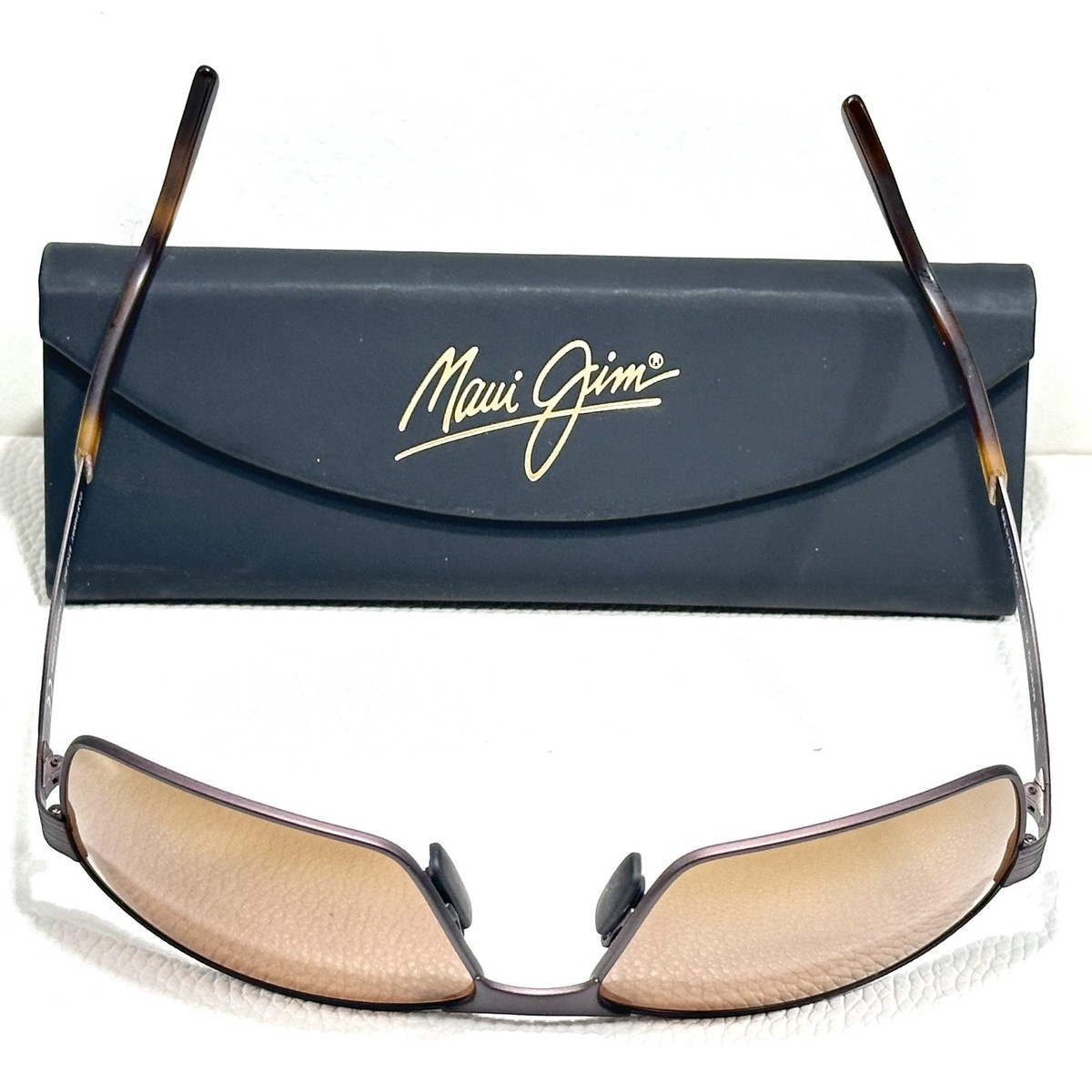 NEW Maui Jim CASTAWAY Matte Chocolate POLARIZED Bronze Lens