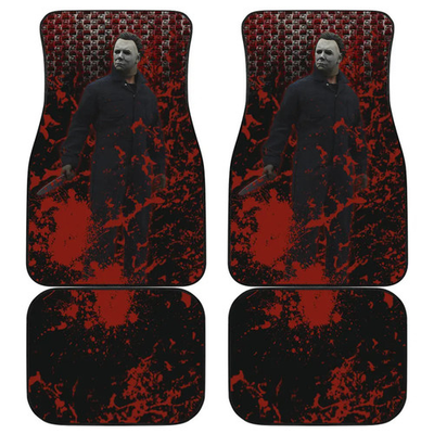 #ad Michael Myers Car Floor Mats Horror Movie Car Accessories Custom For Fans $69.99