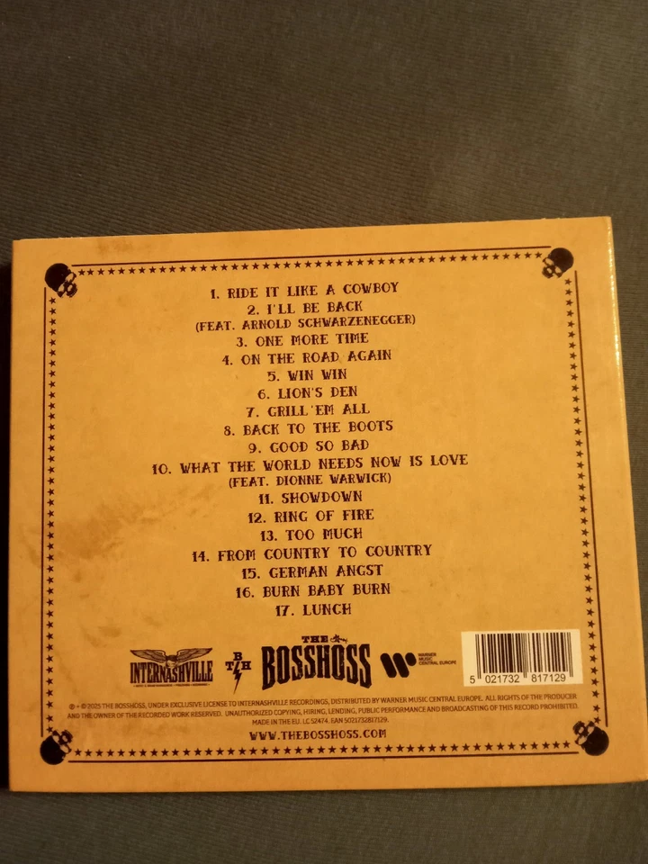 THE BOSSHOSS * BACK TO THE BOOTS * CD von 2025 * sehr guter Zustand - Bild 2 von 4