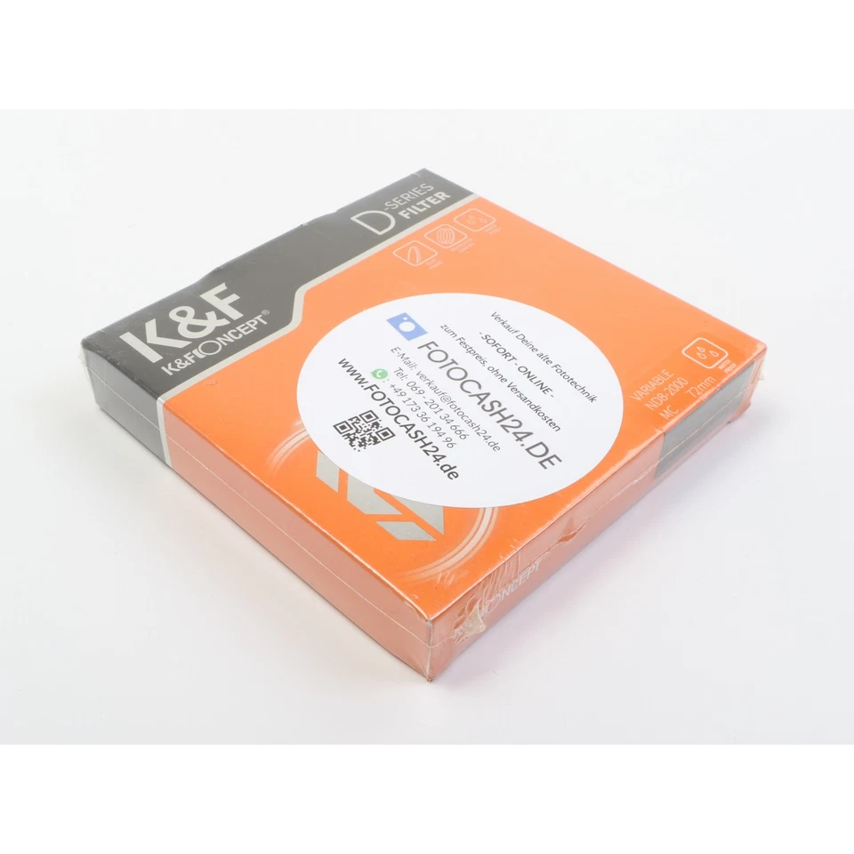 Filtro ND Variable K&F Concept 8-2000 MC 72mm + NUEVO (275413) - Imagen 2 de 4
