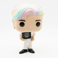 Funko Pop BTS Jimin Mugshot Loose Vinyl Figure Multicolor Hair Toy Collectible