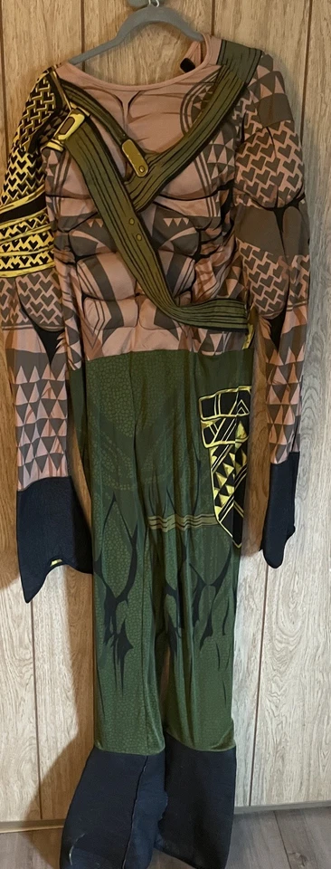 Disfraz Clásico Adulto Hombre Aquaman Batman vs Superman Héroe Muscular Talla Única Foto 2 de 4