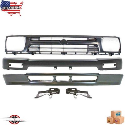 Fits 1992-1995 Toyota Pickup 2WD Front Grille Bumper Valance Left Right Bracket