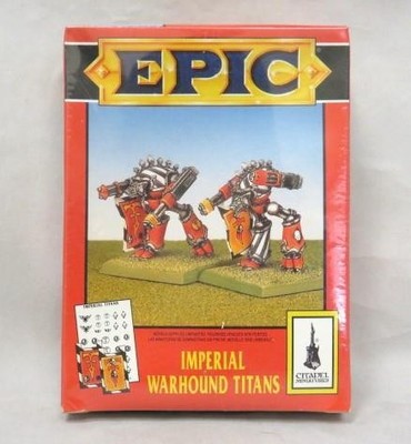 GW Epic 40k Warhammer - Imperial Warhound Titans - OOP Metal (SEALED)
