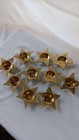 New Listing10 Solid Brass Star Votive Candle Holders 4"