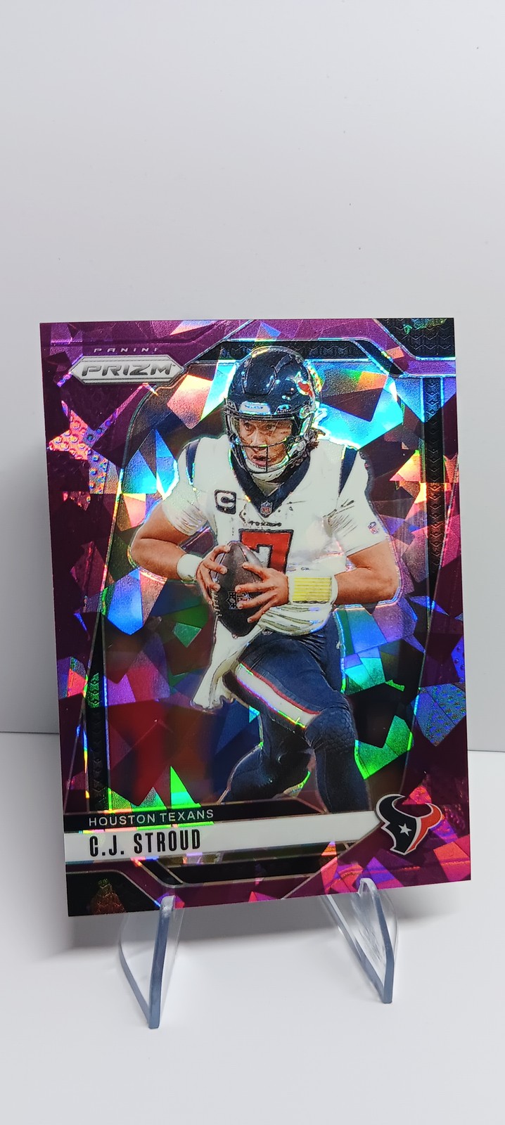2024 Panini Prizm - C.J. Stroud #111 Purple Ice Prizm /225