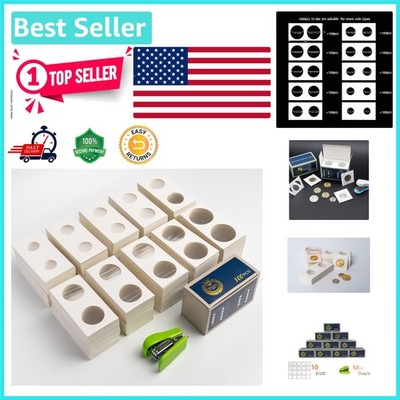 Collect, Preserve & Display: 1000 Assorted Coin Flips with Essential Accessories