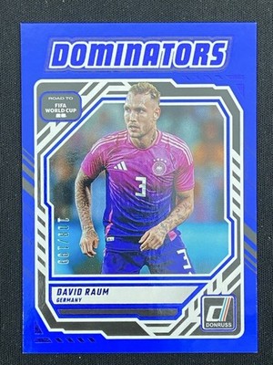 David Raum 2025-26 Panini Donruss Road to FIFA World Cup Dominators Blue /199