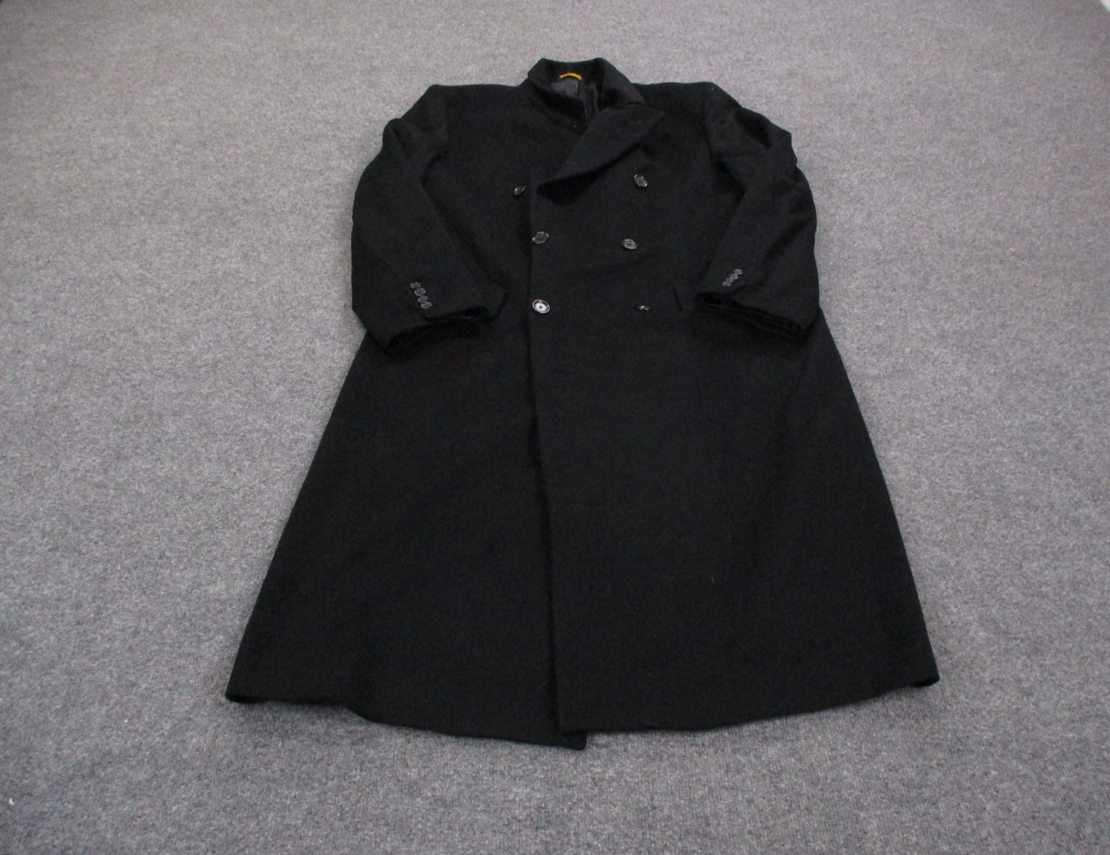 Loro Piana Jacket Mens XL 44 Cashmere Overcoat Long Pea Coat Outdoors Italy