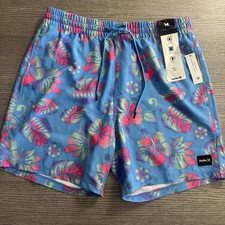 Hurley Swim Trunks Men s Size M Cannonball Volley Shorts 6 Inseam