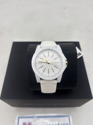 Armani Exchange Lady Banks Quartz White Dial Ladies Watch Set  AX7126