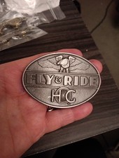Genuine Harley Davidson FLY & RIDE Belt Buckle