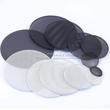 4"-10" Inch 100-256mm Perforated Car Speaker Protection Grille Cover Black/White