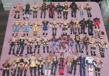 Huge WWE Wrestling Figures Lot With Accessori...