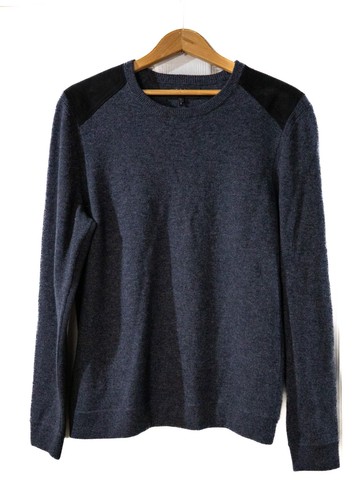 Rag & Bone, rag & bone 100% Wool Sweater with Shoulder Panels Classic Vintage - Men's M