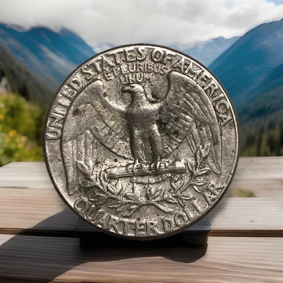 1974 D Washington Quarter. Filled D Mint - Image 2 of 2