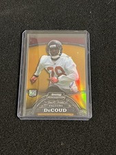 Thomas DeCoud 2008 Bowman refractor de oro esterlina novato #d/25 Falcons #42