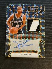 2024 Select Black Disco Prizm Autograph Patch Tony Parker 1/1 (true one of one)