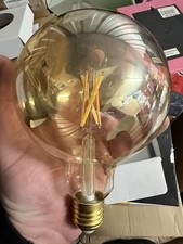 4lite Smart Wiz Connected LED Bulb Globe Amber Filament G125 E27 Screw Fitting