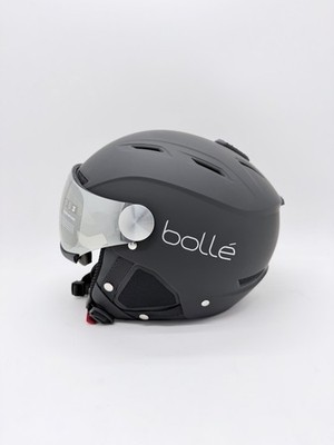 Bollé Backline Visor Skihelm - Farbe Soft Black  - Größe M 56-58cm 650g