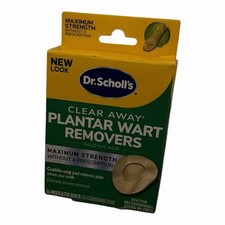 DR. SCHOLL'S CLEAR AWAY WART REMOVERS PLANTAR FOR Feet Exp 6/2026