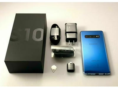OPEN BOX Samsung Galaxy S10  128 GB  Prism Blue Network Unlocked USA & Worldwide