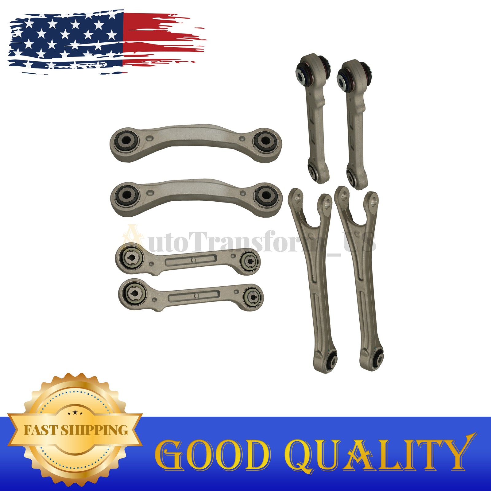 NEW 8PCS For 2017+ Maserati Levante Rear Suspension Control Arm Kit