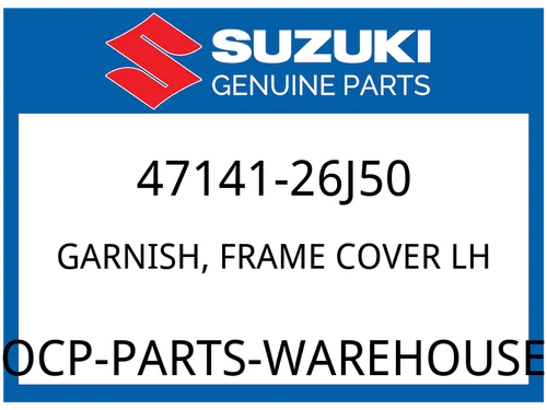 GARNISH, FRAME COVER LH