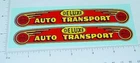 Pair Marx Deluxe Auto Transport Red/Yellow Stickers MX-046