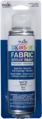 Colorshot Instant Fabric Spray Paint, Permanent Color Spray-On Fabric Paint, 3Oz
